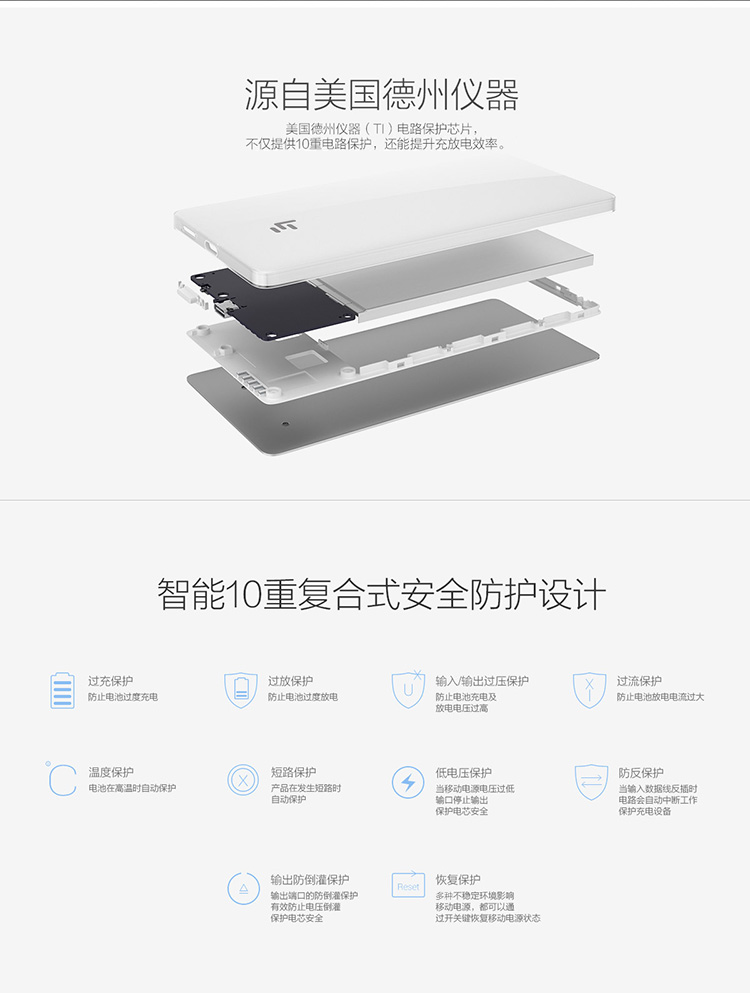 Letv / âm nhạc như điện thoại ban đầu sạc Po 5000 / 1W mA hai chiều nhanh phí điện thoại di động cung cấp điện hoàn vũ hai phần ba của âm nhạc nhỏ gọn và phong cách ánh sáng di động thích hợp cho điện thoại di động Android - Ngân hàng điện thoại di động sạc dự phòng nhanh
