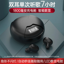 True wireless Bluetooth headset binaural mini 2021 new super small invisible male Lady cute high sound quality noise reduction long standby battery life driving can answer the phone