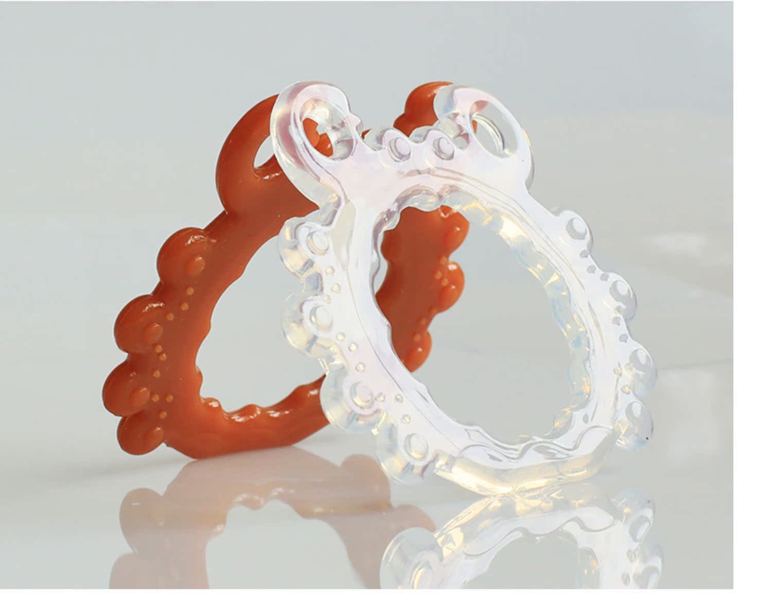 Thallo tarot bé teether cắn trẻ em răng hàm bé nano bạc răng cua nhỏ - Gutta-percha / Toothbrsuh / Kem đánh răng rơ lưỡi cho trẻ sơ sinh