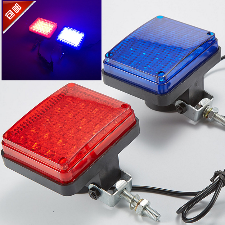 Car highlight warning lights Locomotive square-shaped school bus police lights Car led strobe lights front bumper