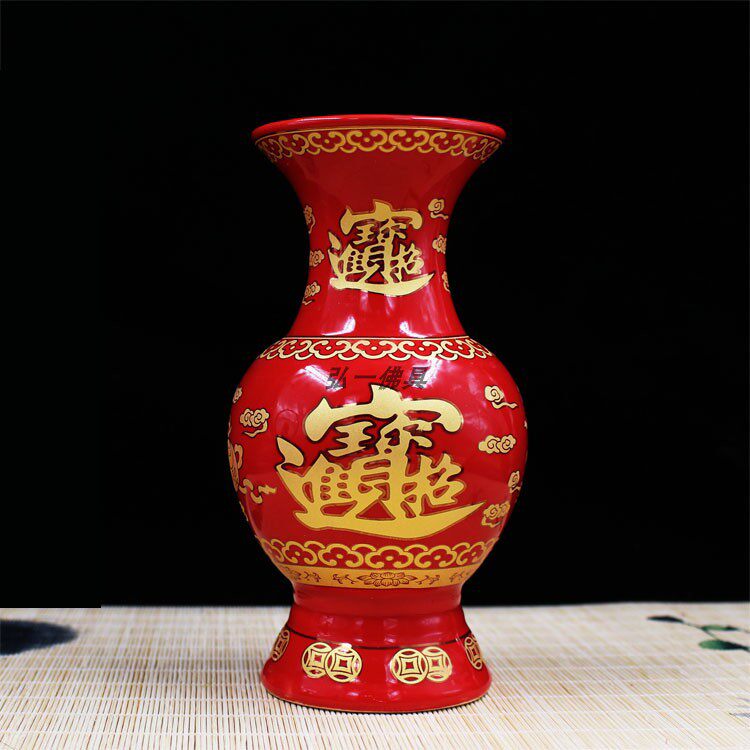 For the Buddha vase Buddha front for vases Water purification bottle Buddha vase Home Buddha Lotus Flower Bottle of Furniture Lotus Vase