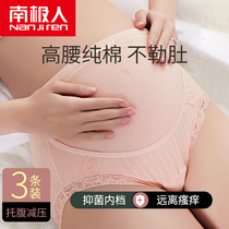 Antarctic pregnant women underwear high waist cotton crotch early pregnancy summer female third trimester early pregnancy underwear