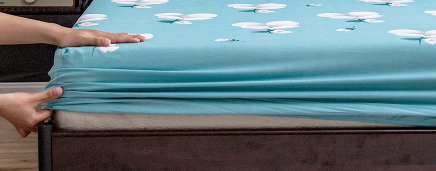 Giường cotton ở Nam Cực Khăn trải giường bằng vải bông đơn mảnh 1,5 m 1,8 nệm Simmons bảo vệ - Trang bị Covers ga trải giường chun đẹp	