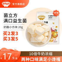 Akita is full of freeze-dried cheese cubes with baby snacks dissolved beans grasp milk beans small steamed buns