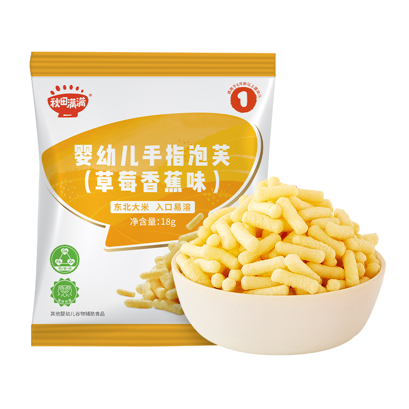 (20 o'clock snatched) Akita full of fingers Buff of apple banana flavor 18g-Taobao