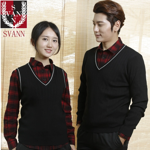 Свитер, удерживающий тепло лонгслив, шерстяная кофейная трикотажная униформа, увеличенная толщина