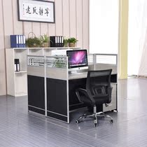 Screen desk 4 6 8 people simple modern staff Station to sit single one-character office table and chair combination
