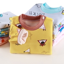 【昭鹤】儿童加绒加厚保暖内衣套装