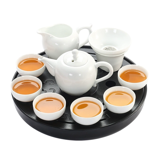 Чайный сервиз, комплект, чай, глина, заварочный чайник, чашка, крышка для стакана, китайский стиль, простой и элегантный дизайн