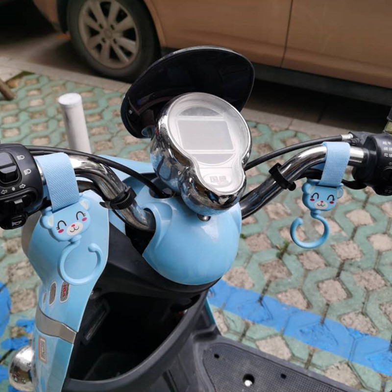 Electric Car Hook Universal Front Punch-Free Electric Car Bike Buy Vegetable Hang Things Hook Multifunction Hanging Button Front Bag