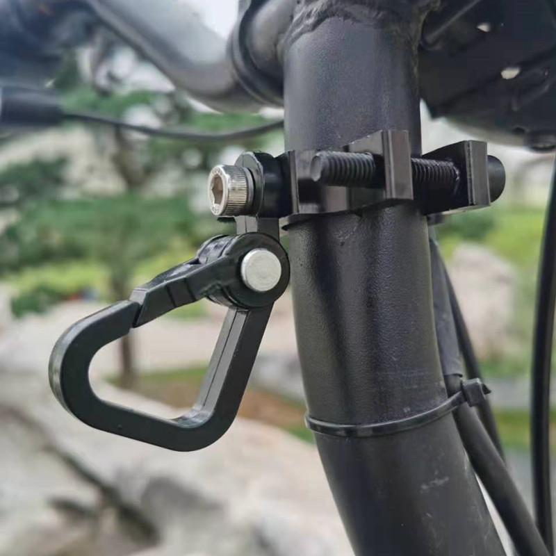 Theft-proof closed full metal electric car hook skateboard Mormon bike front handlebar stand bar safe hanging hook