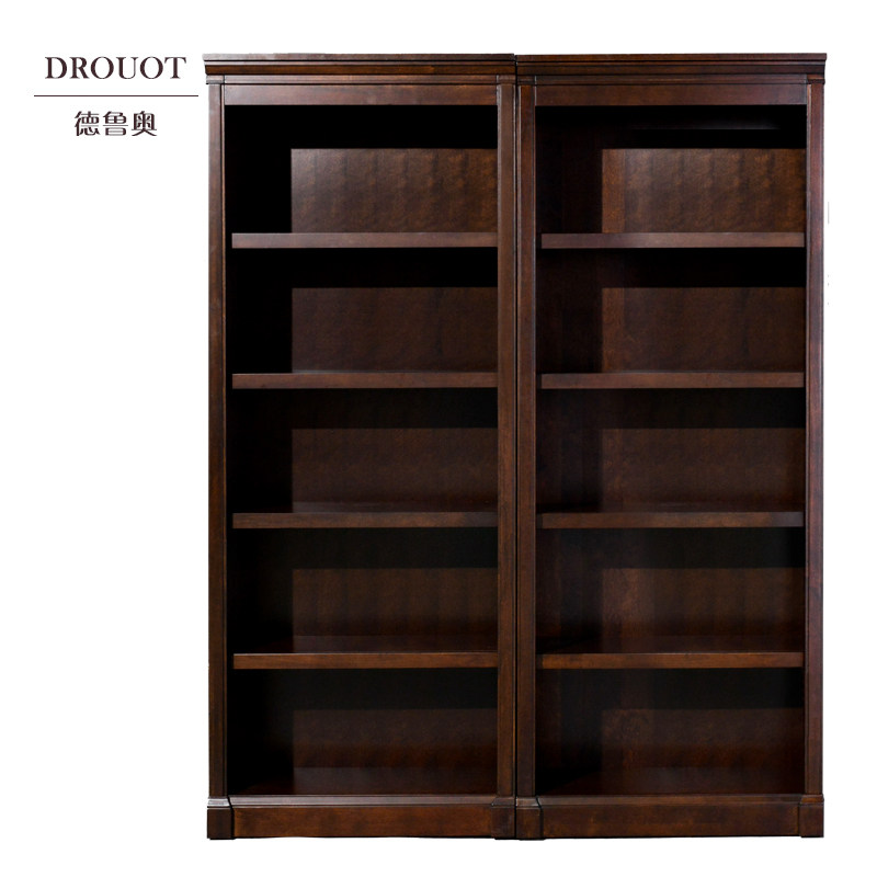 American bookcase bookcase solid wood minimalist retro bookcase display cabinet containing cabinet composition cabinet