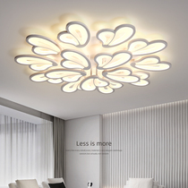 Living room lights simple modern atmosphere Nordic creative headlights led ceiling lamps package combination 2021 New