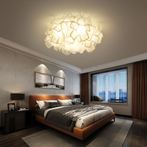Bedroom light ceiling light warm romantic creative petal room light Nordic ins wind net red light personalized wedding room light