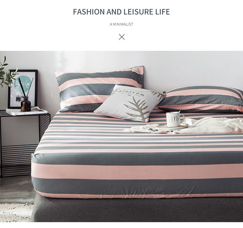 Giường cotton màu tím 笠 một mảnh bốn mùa đơn 1,2m giường đôi 1,8 m cotton Simmons bảo vệ - Trang bị Covers Mua ga phủ giường