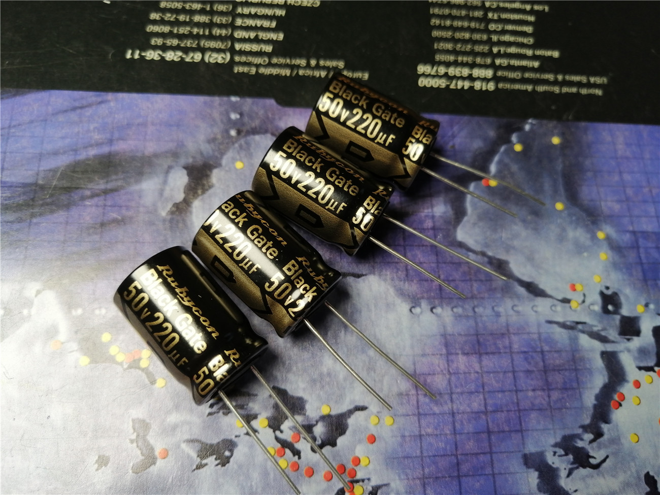 Black King Kong BG std BLACKGATE 220UF 50V cathode fever capacitor pair price