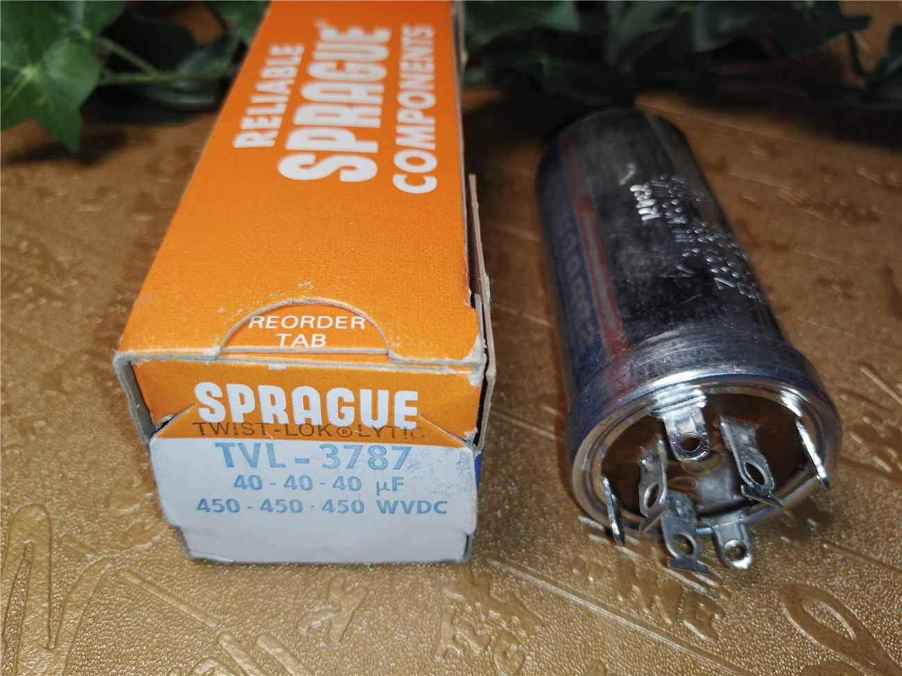 Sibi SPRAGUE original box antique filter 40 40 40UF 450V bile machine fever capacitor one price