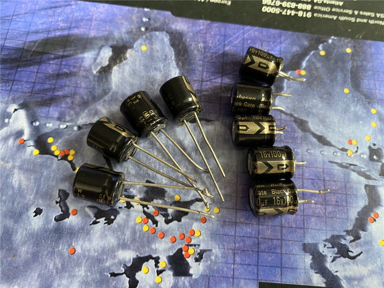 Second-hand BG Black King Kong BLACKGATE STD 100UF 16V cathode capacitor one price