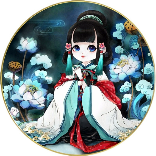 Cross Stitch 2025 Новая лотосная сказочная гостиная входная вышива