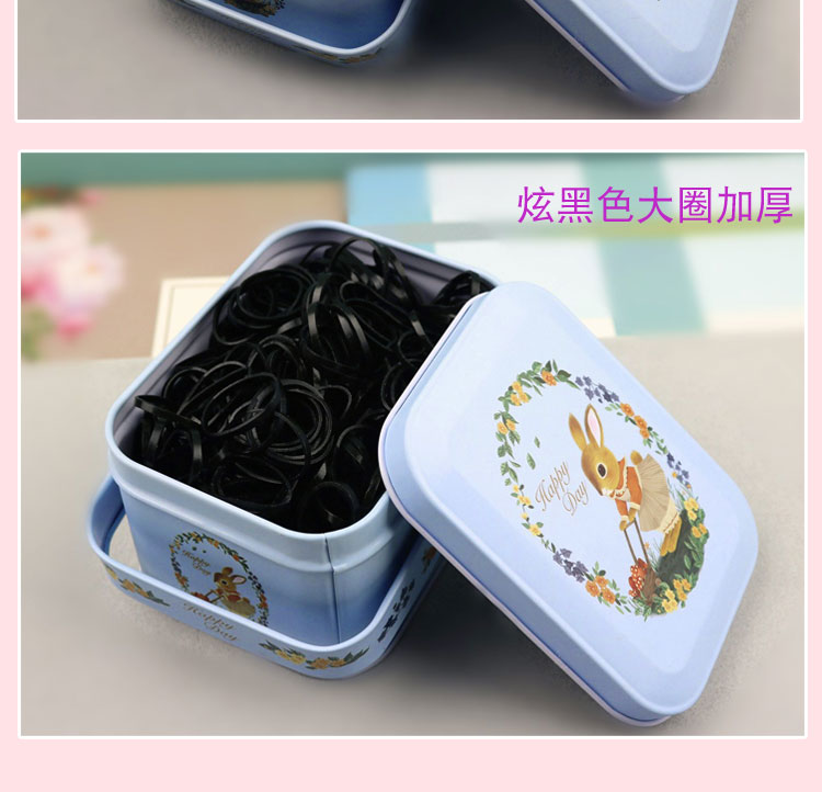 Phụ kiện tóc cho trẻ em, bé gái, vương miện, em bé, tóc hộp, nhẫn, dây thừng, màu, dây cao su, dùng một lần, không có tóc đồ buộc tóc