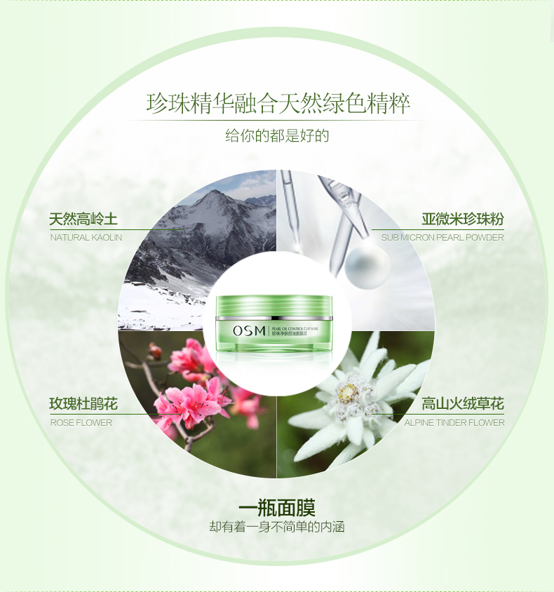 Dầu gội làm sạch da mặt ngọc trai Shi Shi Man làm sạch sâu mụn trứng cá để mụn đầu đen sừng bùn chính hãng - Mặt nạ mặt nạ mắt