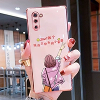 Применимо к Samsung Note110 Case Mobile Phone 2021 Новая маленькая богатая женщина вдохновляющая девушка Samsung Note10 10 полная борьба с высоким уровнем роскошной ноты9.