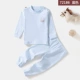 Bộ đồ lót trẻ em cotton nam và nữ quần áo trẻ em mùa thu đồ ngủ trẻ em 0-1 tuổi Quần áo sơ sinh mùa xuân và mùa thu