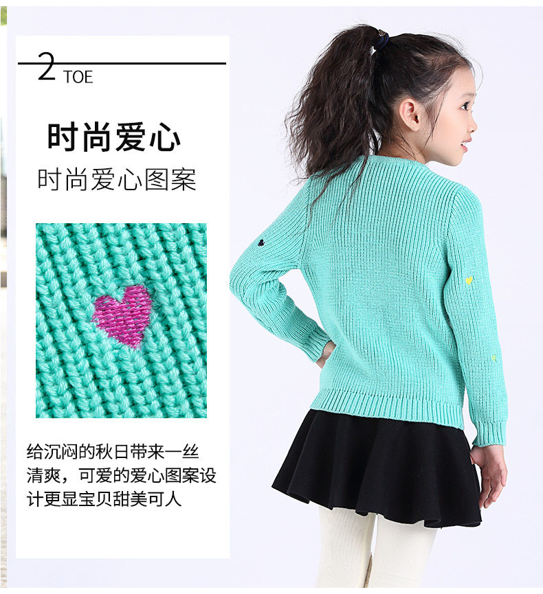 Pull fille à manche longue - Ref 2105687 Image 12