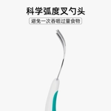 Вилка из нержавеющей стали, детский комплект, портативная детская посуда для прикорма для еды, ложка для младенца