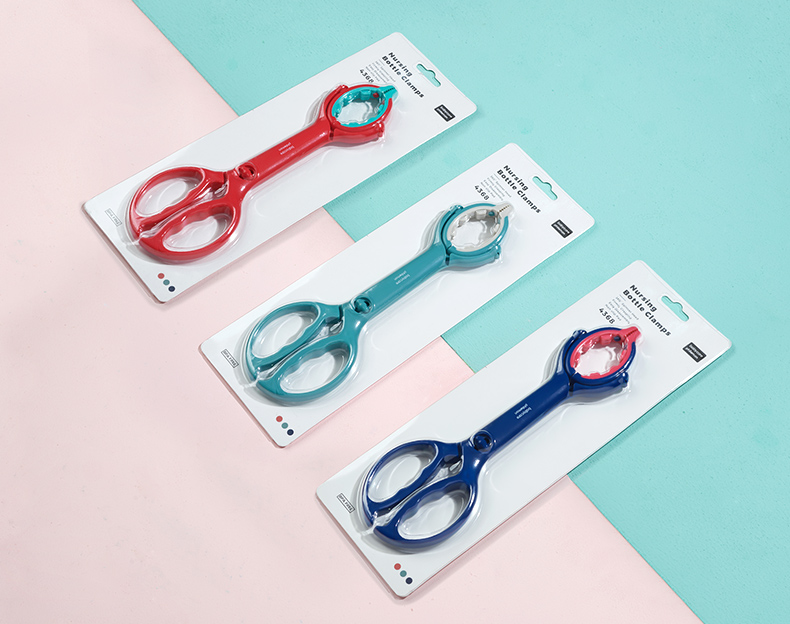 Babycare giữ chai chai khử trùng kìm nhiệt độ cao silicone trượt chai clip clip chai khử trùng - Thức ăn-chai và các mặt hàng tương đối bình sữa chống sặc cho trẻ sơ sinh