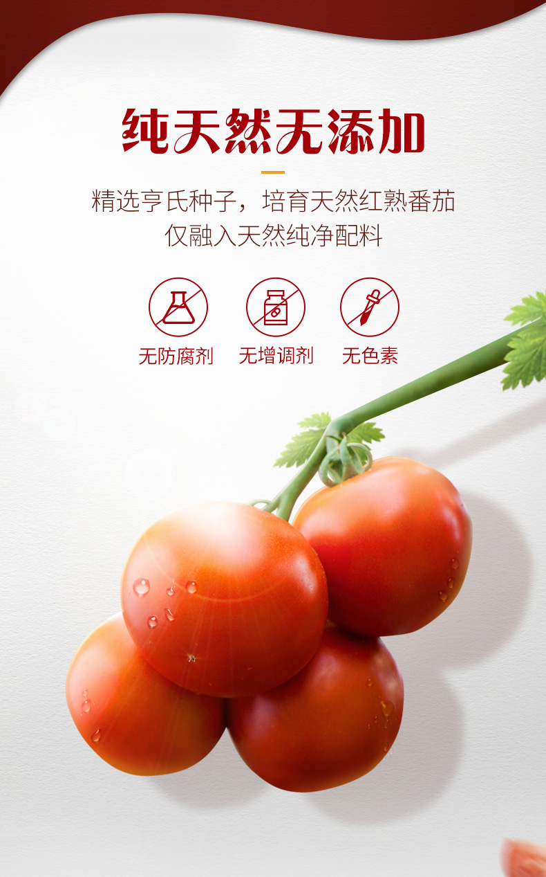 亨氏 原装进口番茄酱沙司 397g*2瓶 无添加 图6