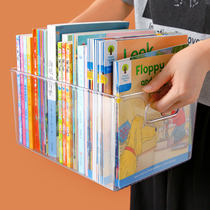 Bookshelf storage rack desktop childrens books Oxford tree picture book finishing cabinet transparent student book artifact