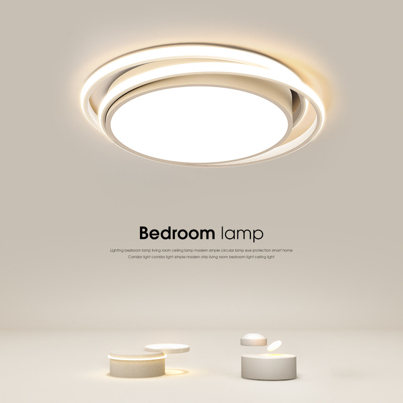 Bedroom lamp minimalist modern 2021 New square LED ceiling lamp Home Atmosphere Master bedroom lamps