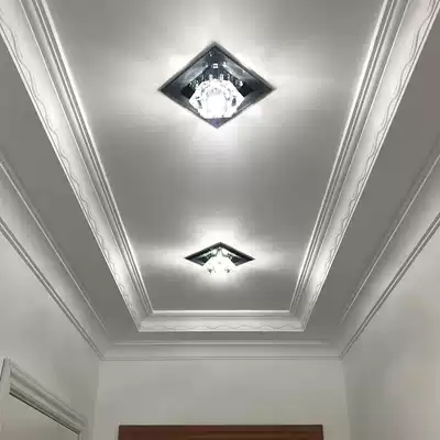 Aisle Light Corridor light simple modern recessed led ceiling projection light Crystal downlight entrance door light