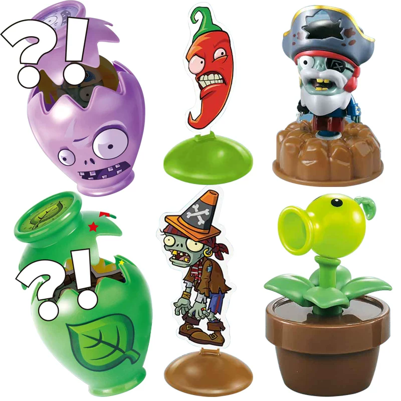Plants vs. Zombies, игрушка, карты, капсульная игрушка, полный набор