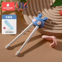 [Бесплатный ящик для хранения] Gorey Blue [Автоматическая противоскользящая головка палочки для еды]