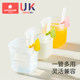 Kechao baby soup straw porridge baby artifact with buckle silicone straw children's food supplement non-disposable