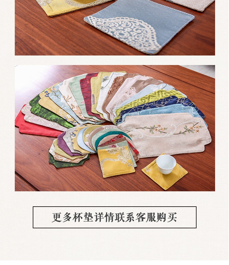 Đơn giản kiểu phương Tây bảng coaster placemat cách nhiệt mat vải mới của Trung Quốc bát chống nóng của nhà mat - Khăn trải bàn khăn trải bàn ngày xưa