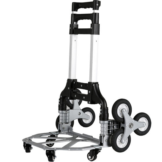 Stair climbing trolley, small portable folding luggage trolley, trailer trolley, cargo trolley, grocery shopping artifact moving