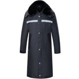 Пальто, пуховик, длинная куртка для работы, увеличенная толщина, средней длины