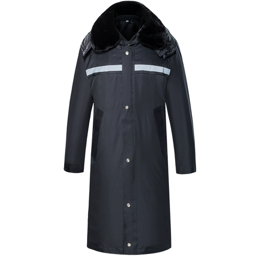 Пальто, пуховик, длинная куртка для работы, увеличенная толщина, средней длины