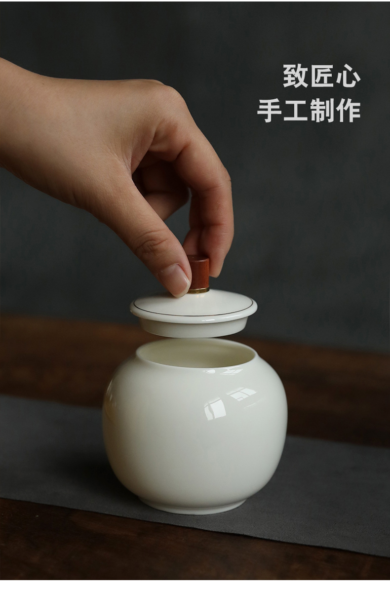 Three thousand ceramic kung fu tea set tea village household dehua white porcelain tea tureen tea cups of a complete set of gift box