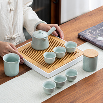 Teapot Kung Fu Tea Suit Home Living Room Office Minima Travel Tea Set Courtesy Kit Company Companion Gift