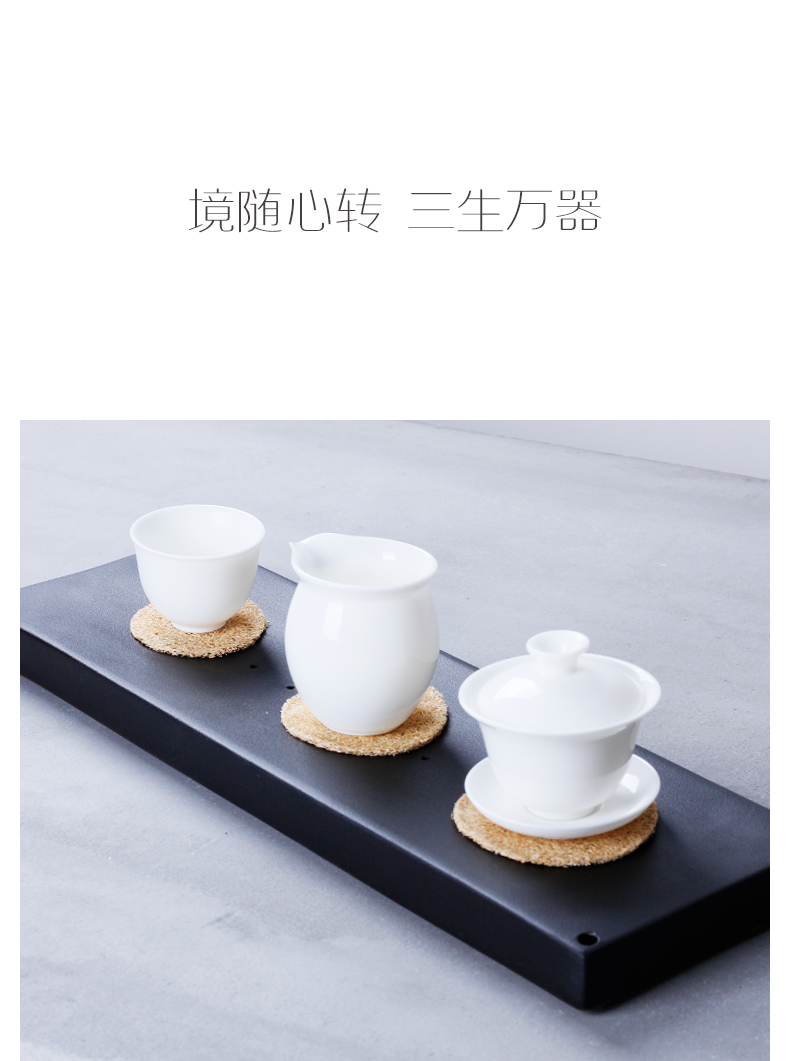 Three thousand Japanese tea village hand towel gourd a pot of tea cup mat cup pot insulation pad tea accessories