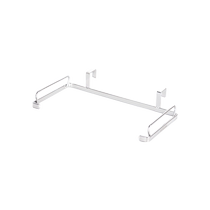 Trash rack bracket cabinet door back plastic bag hanger 304 stainless steel kitchen hanging trash can support bracket