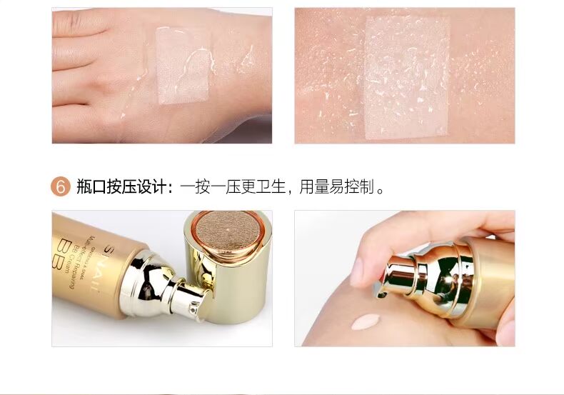 Fangdan Boluo Hồng sâm ốc sên đa tác dụng sửa chữa BB cream 40g trang điểm nền nude dưỡng ẩm dạng lỏng kem nền laneige