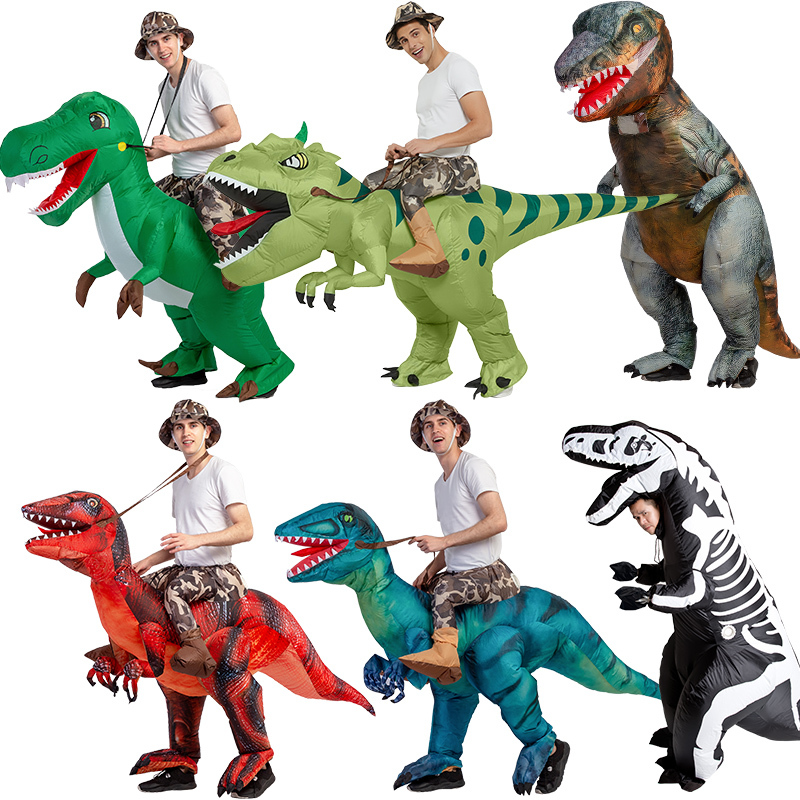Halloween Funny and Quirky Props Cartoon Animal Riding Toys Doll Costumes Dinosaur Tyrannosaurus Rex Inflatable Clothes Halloween Funny and Quirky Props Cartoon Animal Riding Toys Doll Costumes Dinosaur Tyrannosaurus Rex Inflatable Clothes