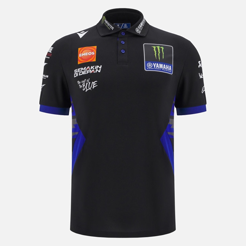 2025 New Summer Factory Team Ghost Claw Motogp Team Fan-Style Short-Sleeved Polo Shirt Round Neck Shirt