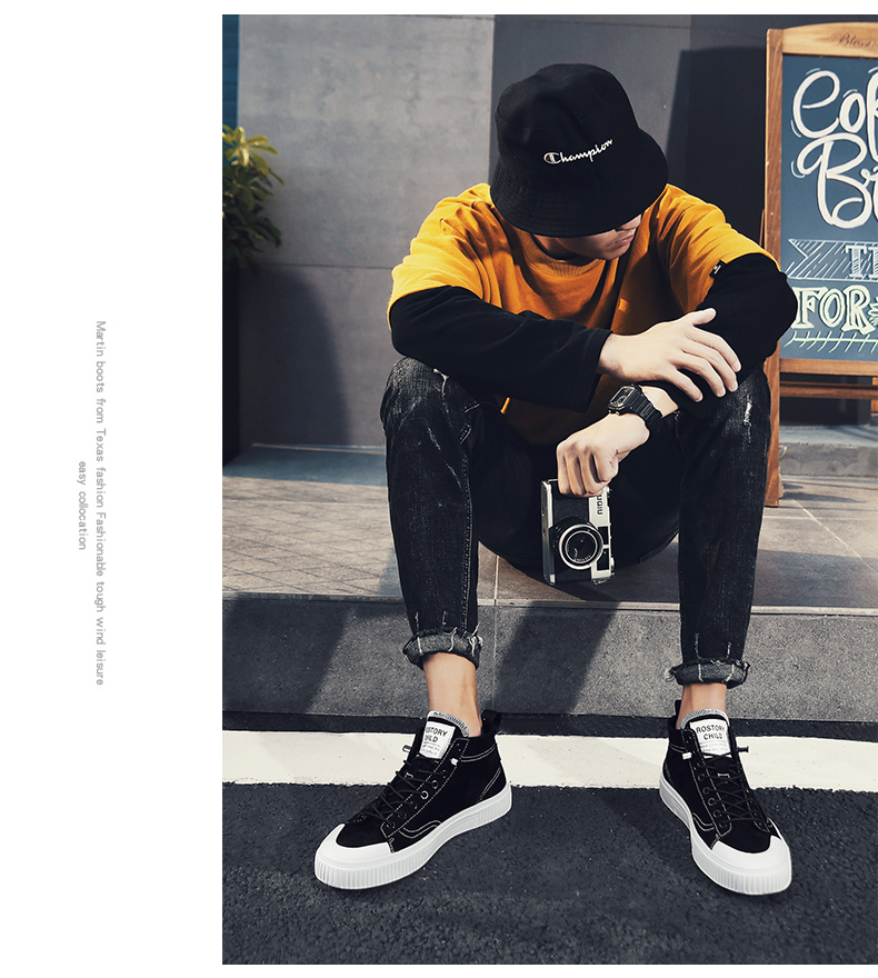 Giày da cá sấu nam cao cấp 2019 mùa thu giày mới, giày thoáng khí cho nam - Giay cao giày thể thao trắng