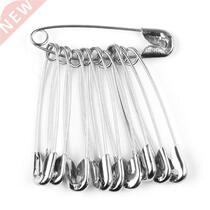 Stainless Steel Safety Pins DIY Rustproof Buckle Pin Metal B